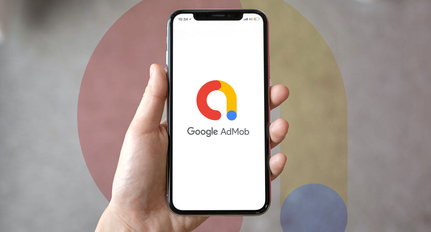 Was ist AdMob - Header Grafik Smartphone mit Google AdMob Logo